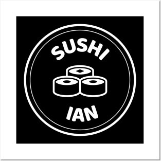 Sushi Ian (light) Posters and Art